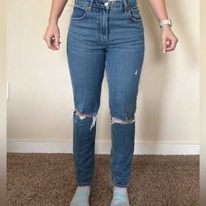 Abercrombie & Fitch the high rise skinny curve love jeans size 6/28